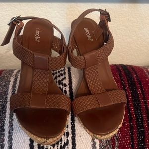 Nicole Wedge Sandals/Heels Size 7.5